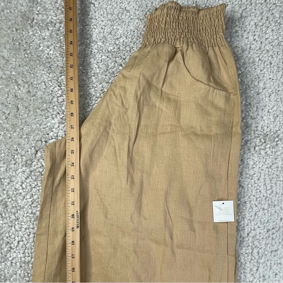 NWT Nomad the Label French Linen Pants Parachute Balloon Wide US 12 XL - Picture 13 of 16